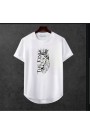 Erkek Ön Baskili T-shirt Plus Model